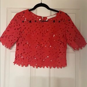Coral Flower Top